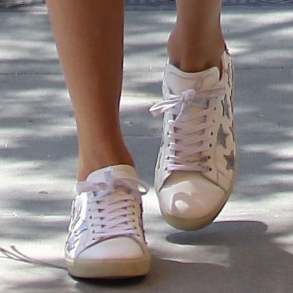 Saint Laurent Leather Sneakers (USED)